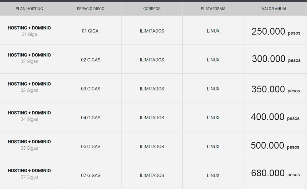 Hosting y Dominio en Medellín